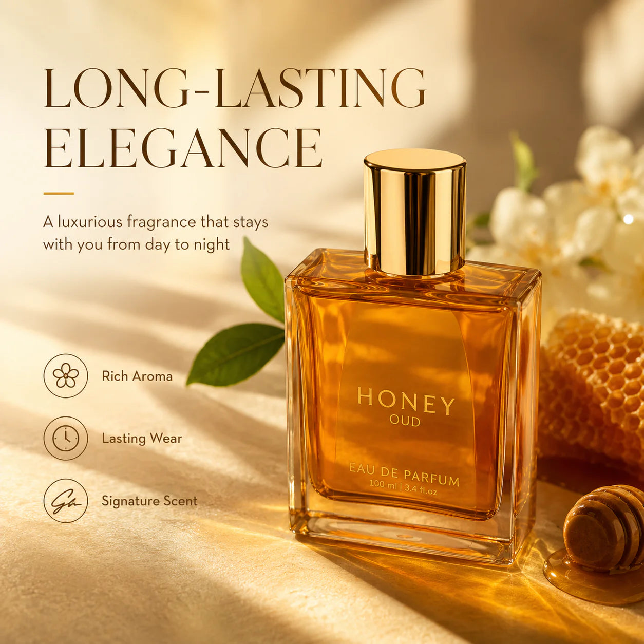 Honey Agarwood Light Perfume 100ml (3.4oz)