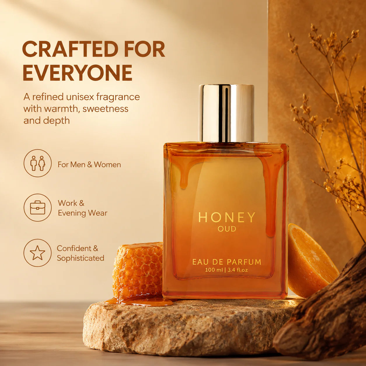 Honey Agarwood Light Perfume 100ml (3.4oz)
