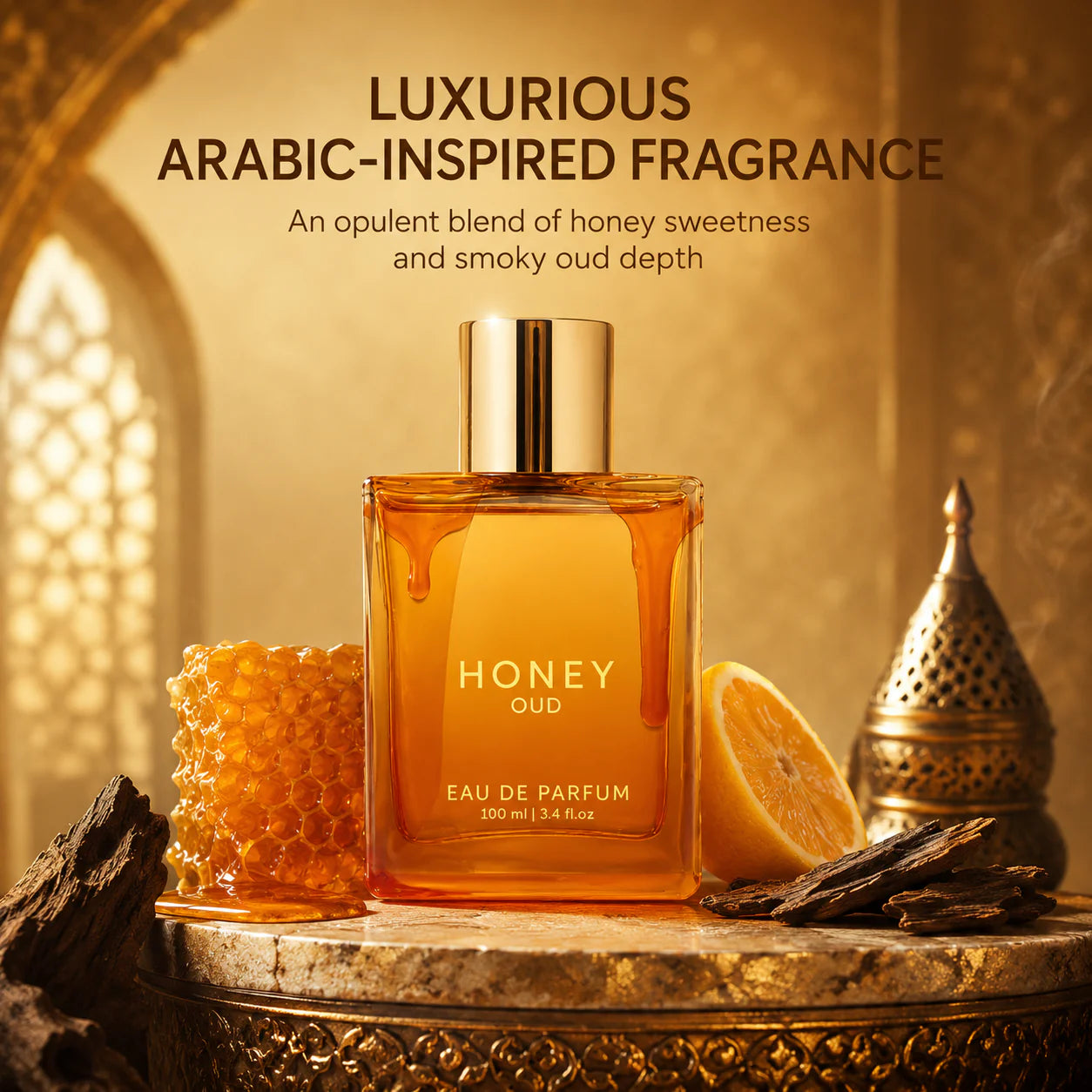 Honey Agarwood Light Perfume 100ml (3.4oz)