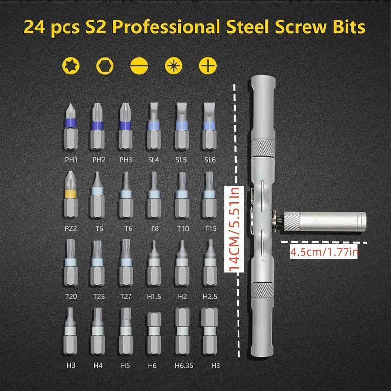 24 in 1 DIY screwdriver set